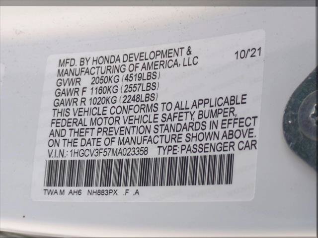 Used 2021 Honda Accord EX-L image 16