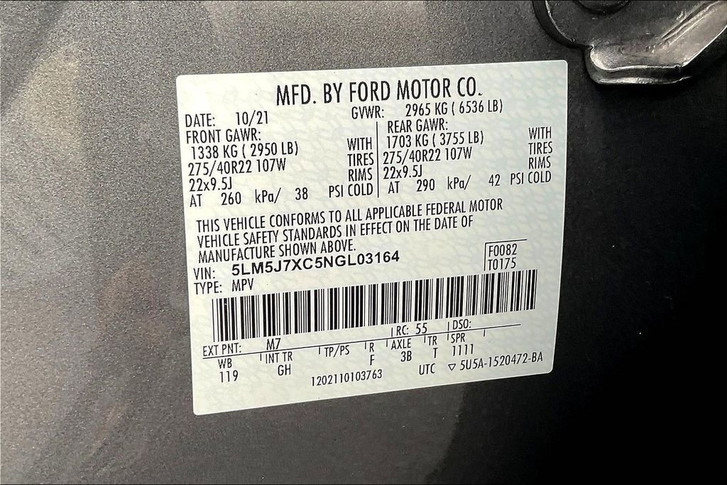 Used 2022 Lincoln Aviator Reserve w/ Equipment Group 201A AWD/4WD image 18