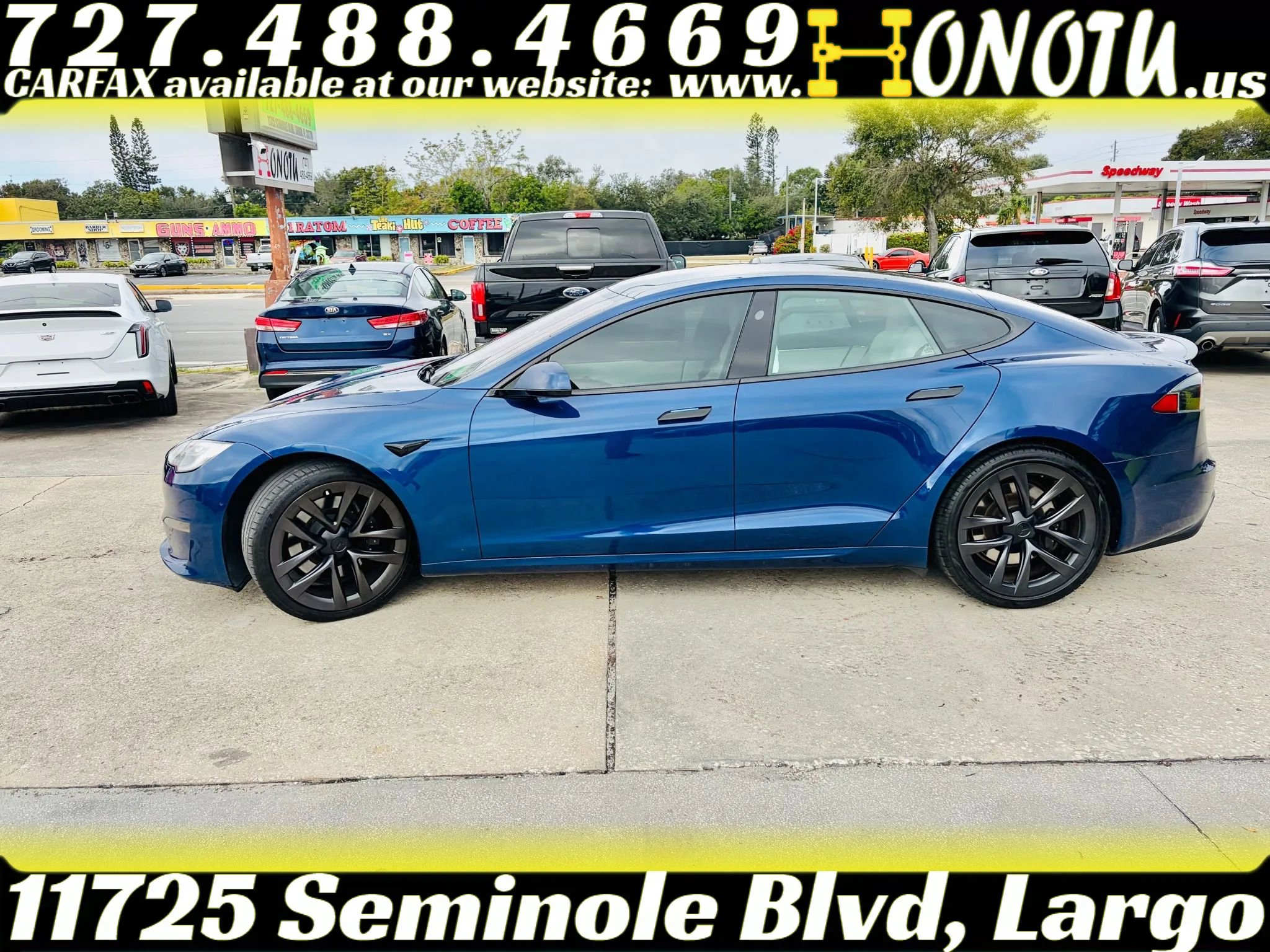 Used 2021 Tesla Model S Plaid AWD/4WD image 8