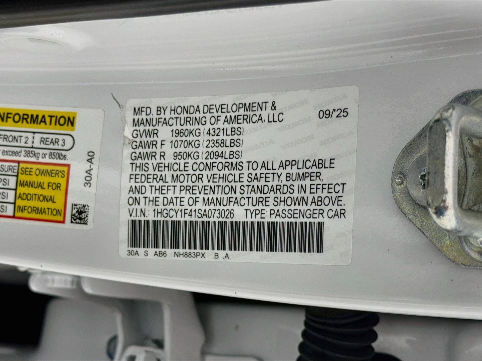 Used 2025 Honda Accord SE image 39