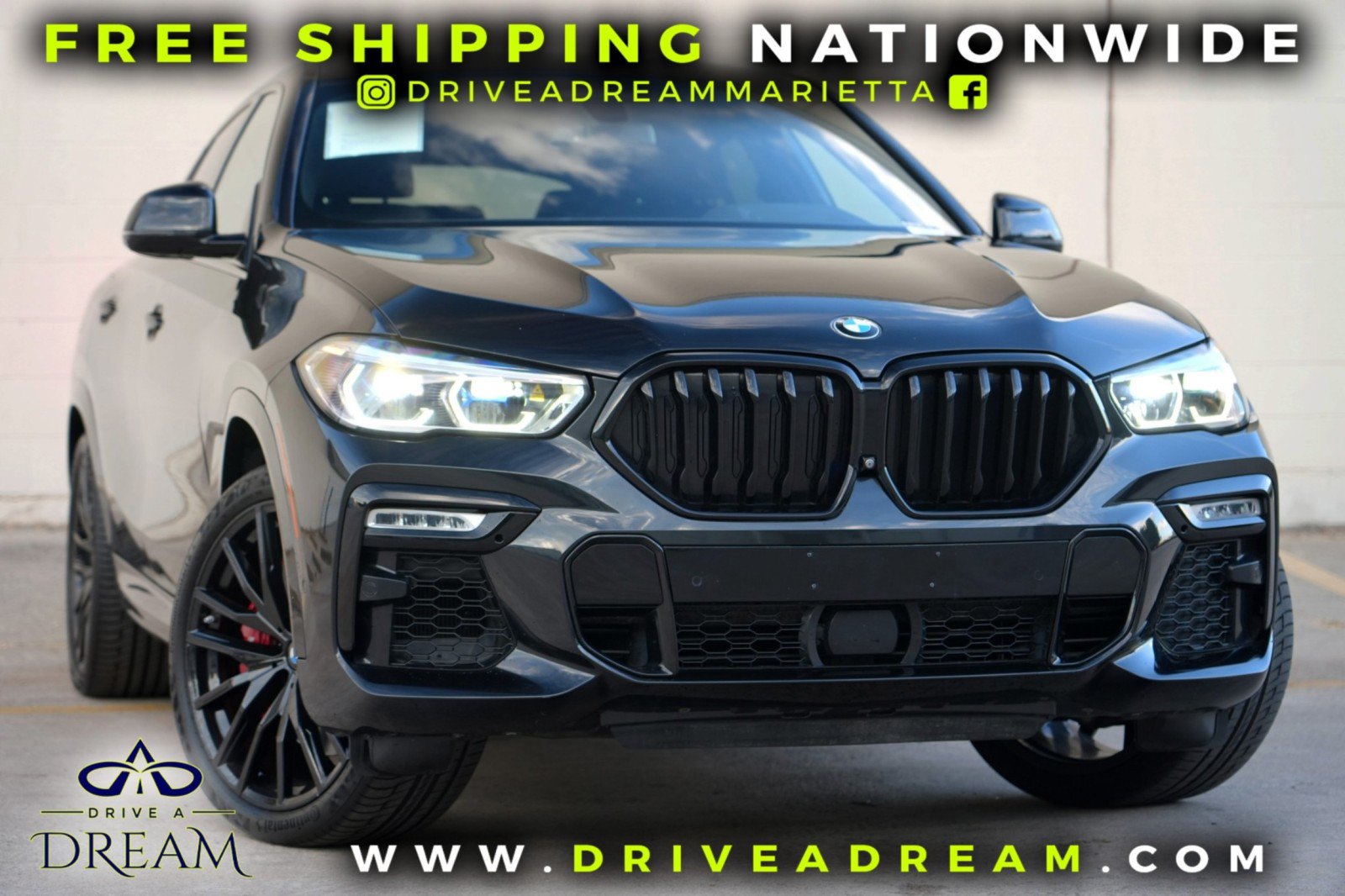 Used 2021 BMW X6 M50i w/ Executive Package AWD/4WD image 2