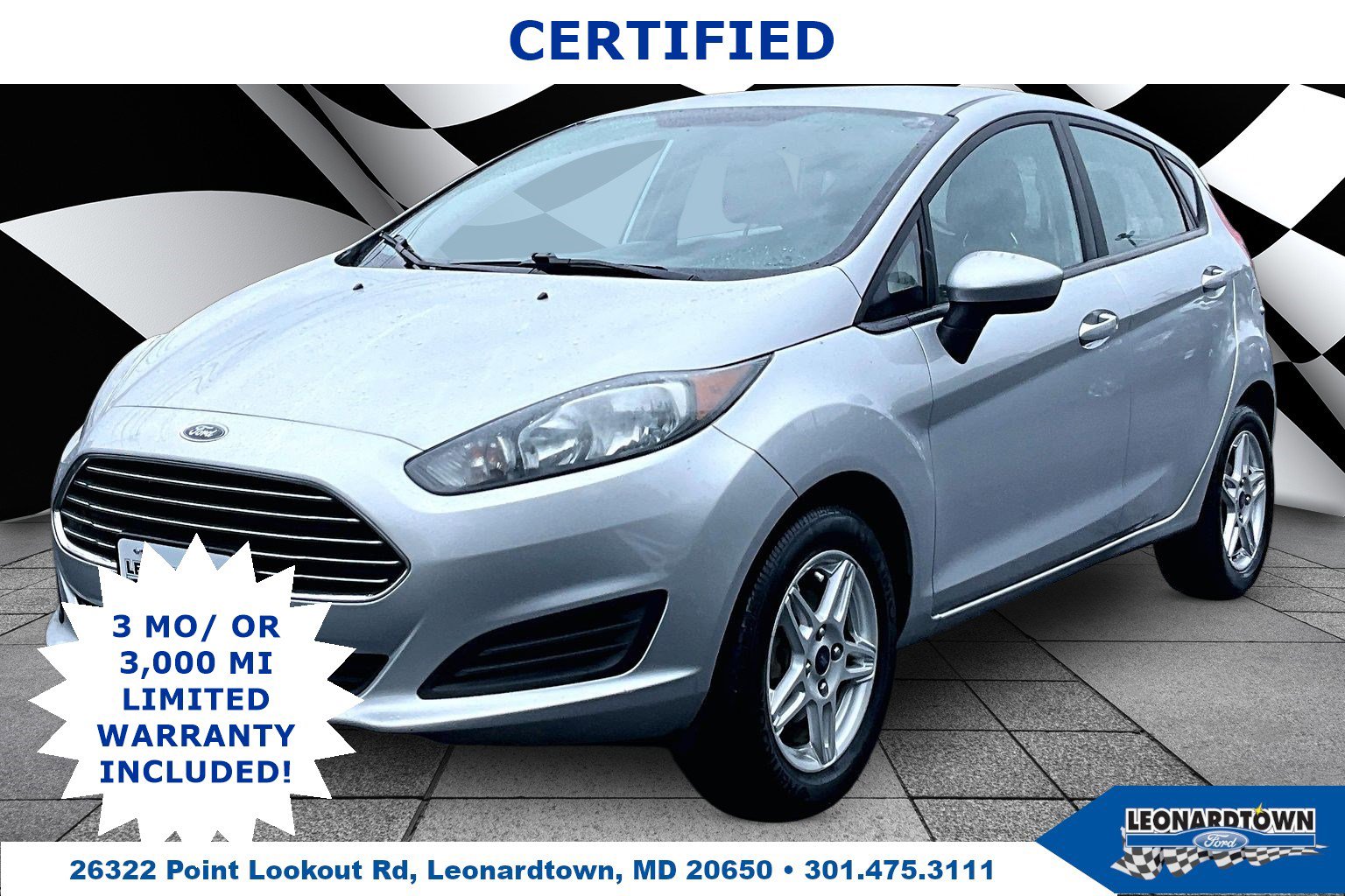 Certified 2018 Ford Fiesta SE