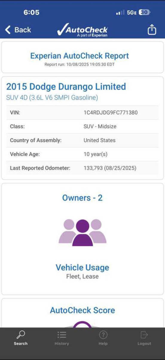 Used 2015 Dodge Durango Limited w/ Premium Group image 26