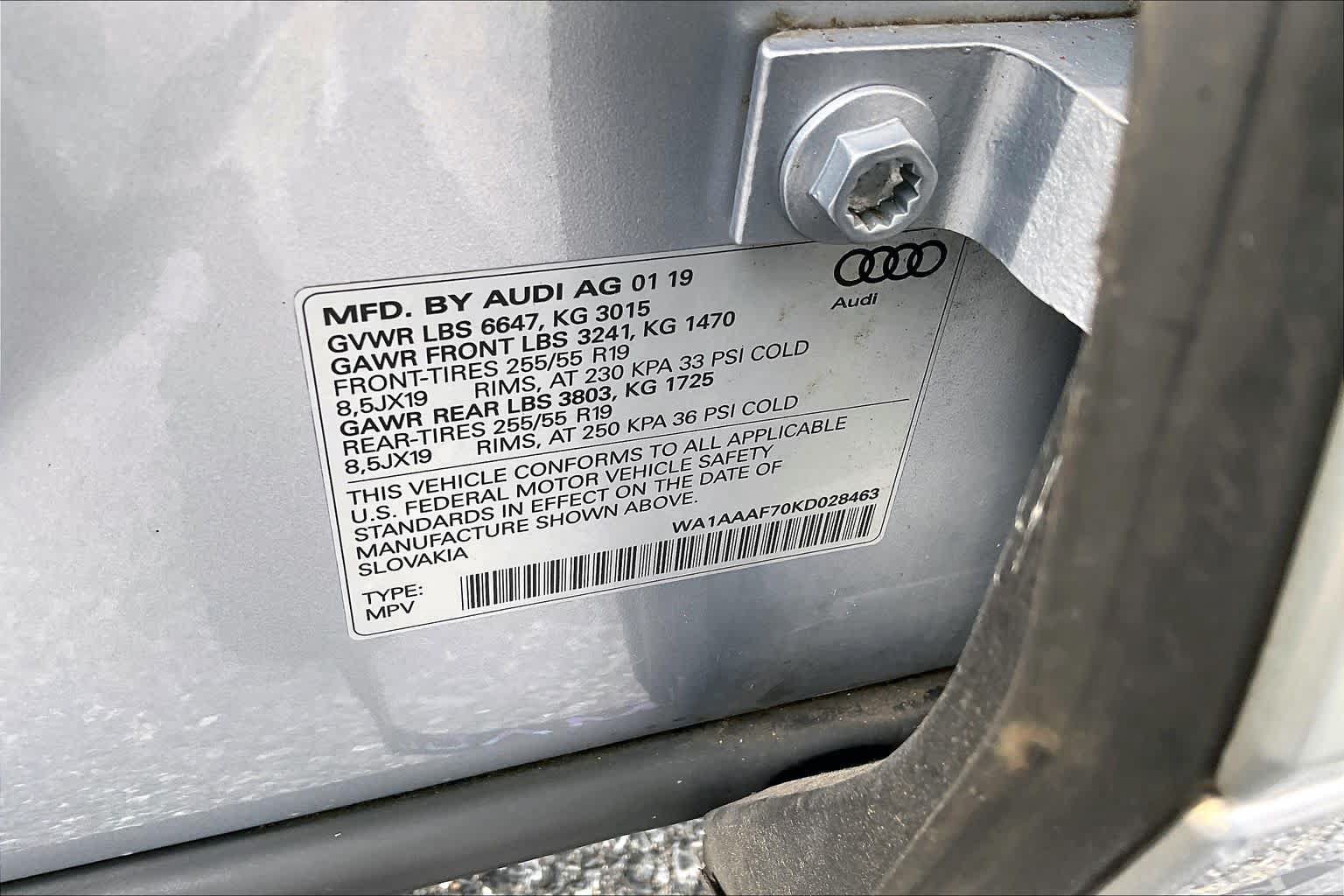 Used 2019 Audi Q7 3.0T Premium w/ Convenience Package AWD/4WD image 38