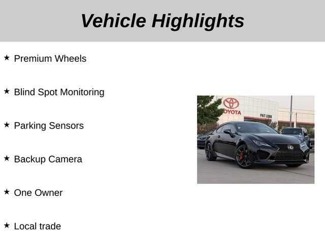 Used 2024 Lexus RC 350 F Sport w/ Navigation Package RWD image 5