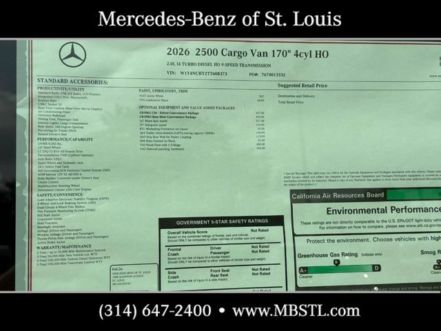 New 2026 Mercedes-Benz Sprinter 2500 image 6