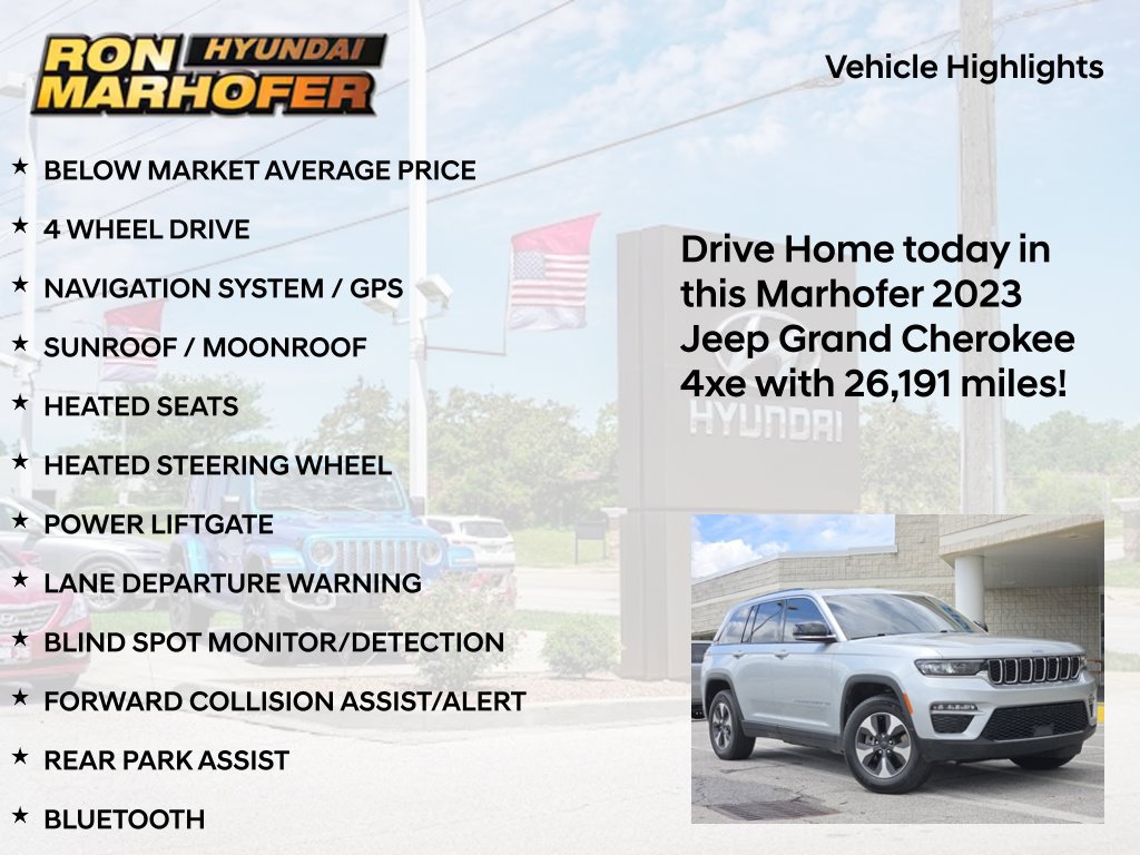 Used 2023 Jeep Grand Cherokee 4WD 4xe image 14