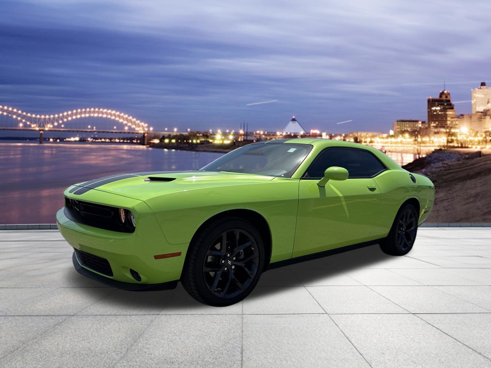 Used 2023 Dodge Challenger SXT w/ Blacktop Package RWD image 1