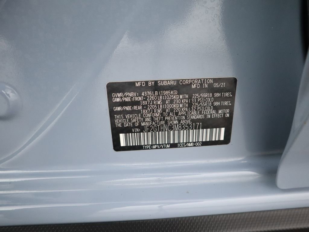 Used 2021 Subaru Crosstrek 2.5i Limited w/ Moonroof Package 2 image 36