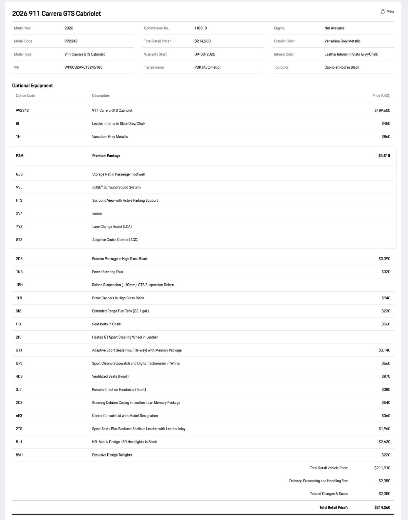 Certified 2026 Porsche 911 GTS image 37