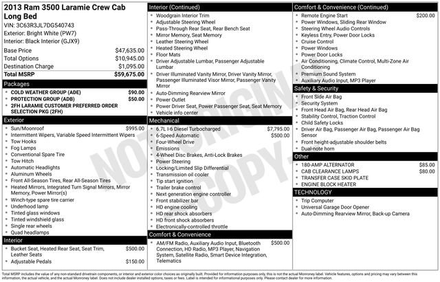 Used 2013 RAM 3500 Laramie w/ Cold Weather Group image 35