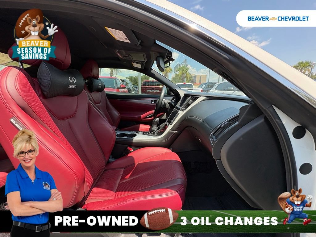 Used 2017 INFINITI Q60 Red Sport 400 RWD image 25