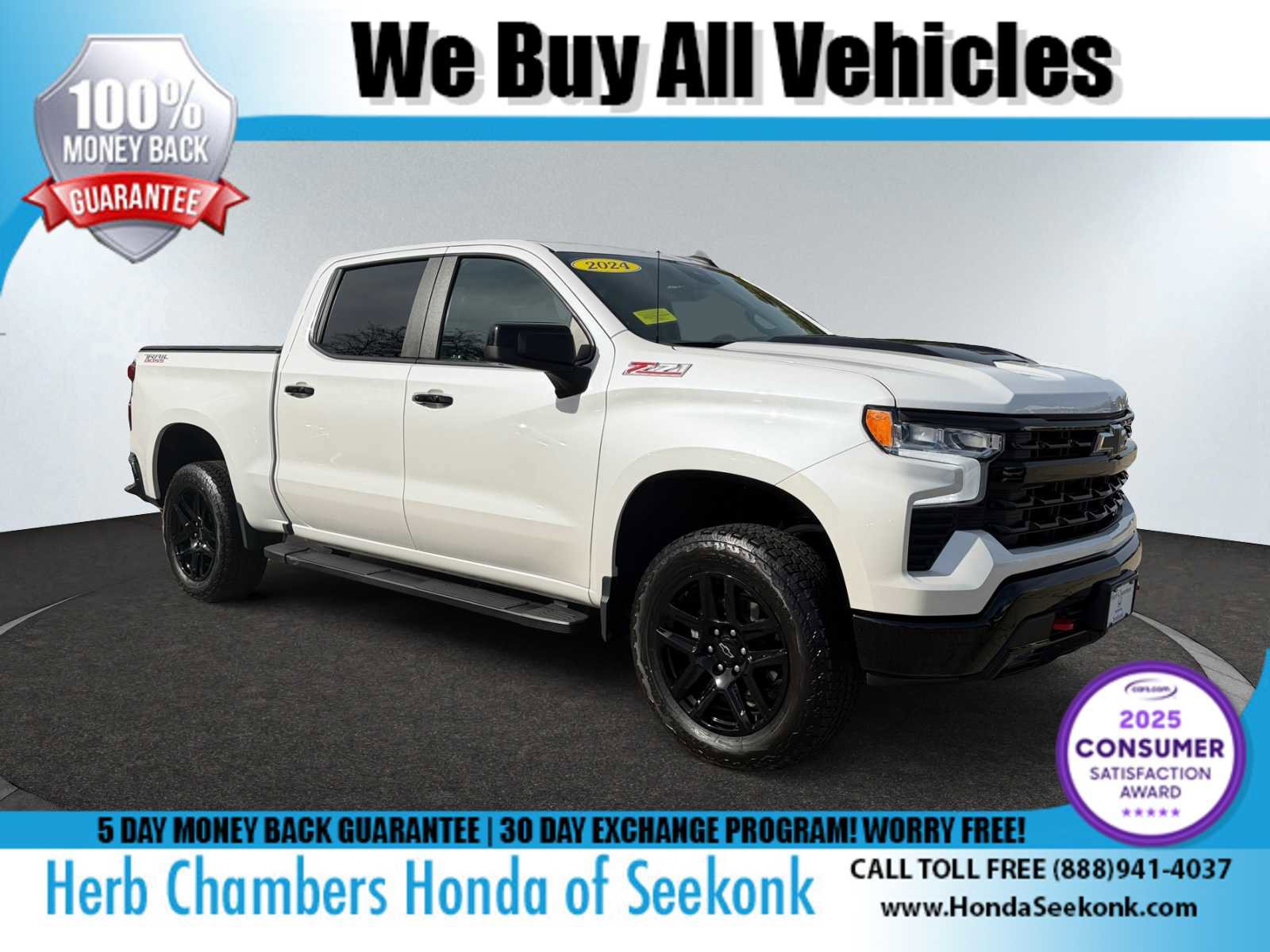 Used 2024 Chevrolet Silverado 1500 LT Trail Boss w/ Protection Package