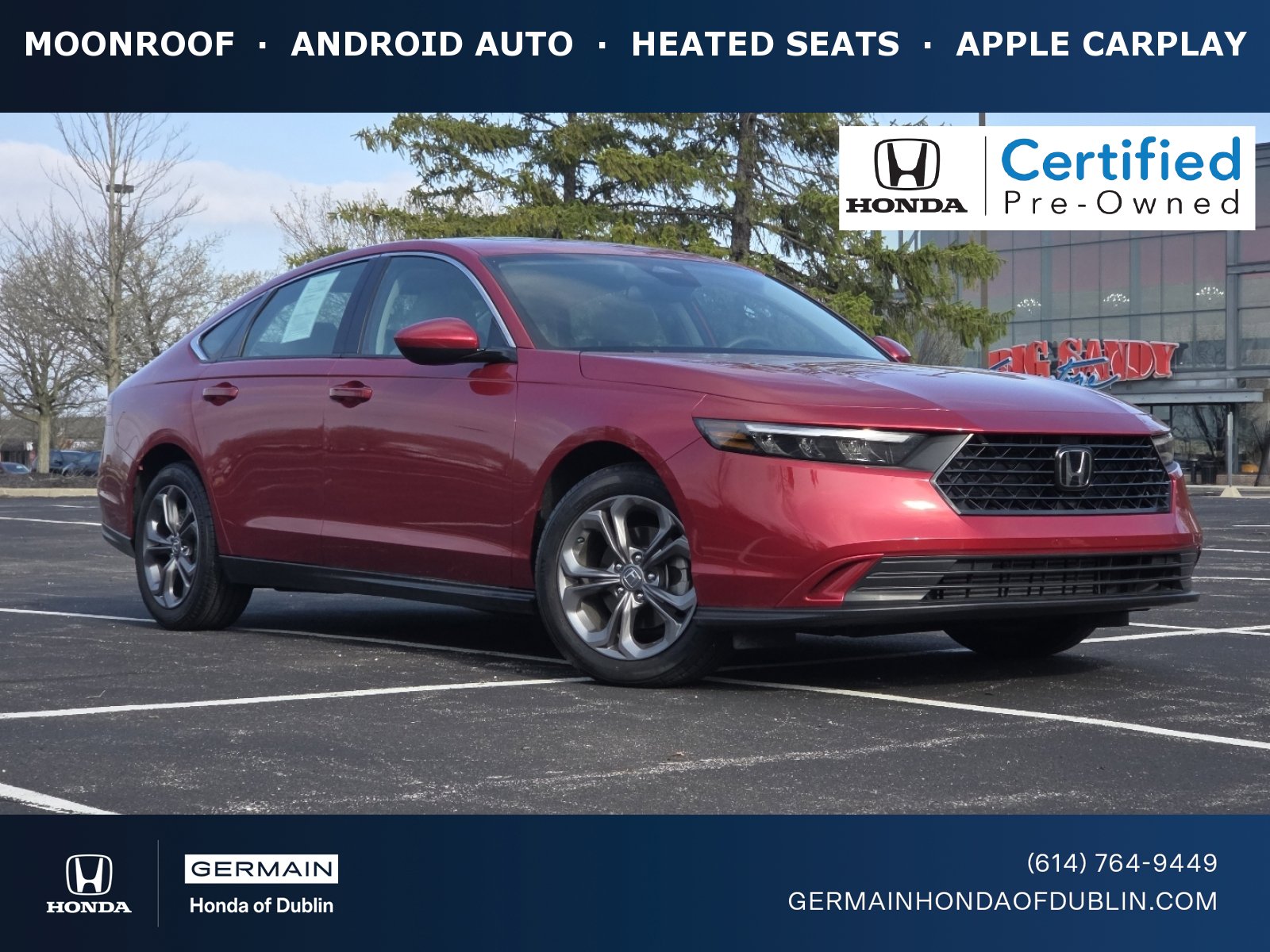 Certified 2024 Honda Accord EX