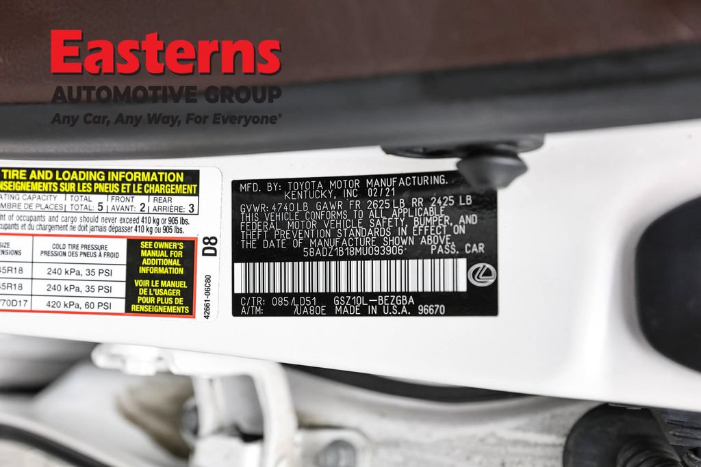 Used 2021 Lexus ES 350 w/ Premium Package FWD image 37