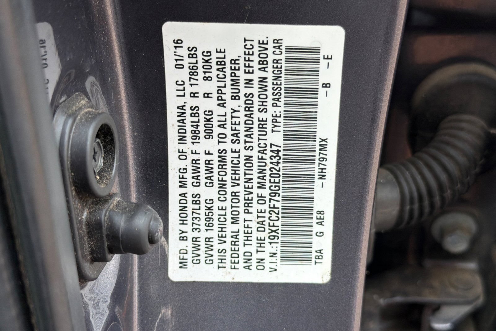 Used 2016 Honda Civic EX image 27