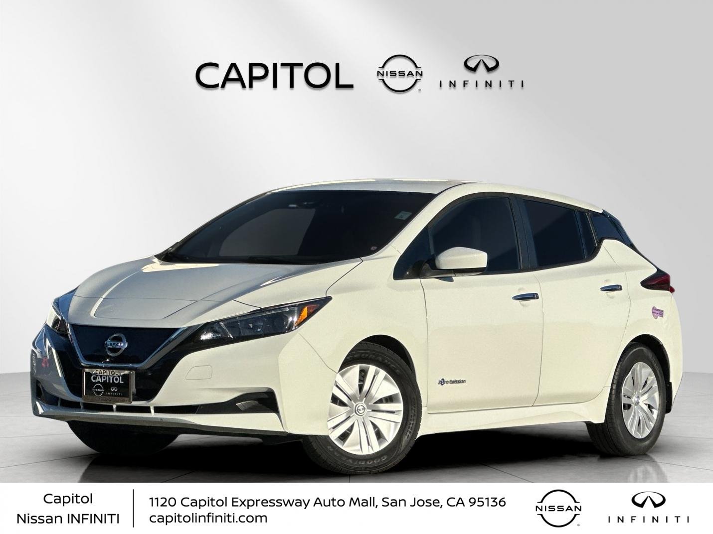 Certified 2018 Nissan Leaf S w/ S Charge Package FWD image 1