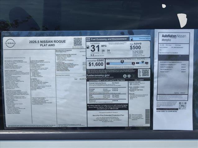 New 2026 Nissan Rogue Platinum w/ Platinum Premium Package AWD/4WD image 26