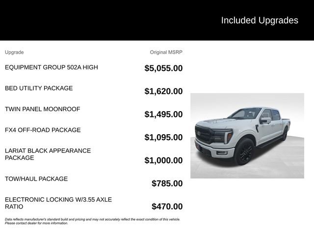 Used 2024 Ford F150 Lariat w/ Equipment Group 502A High image 8