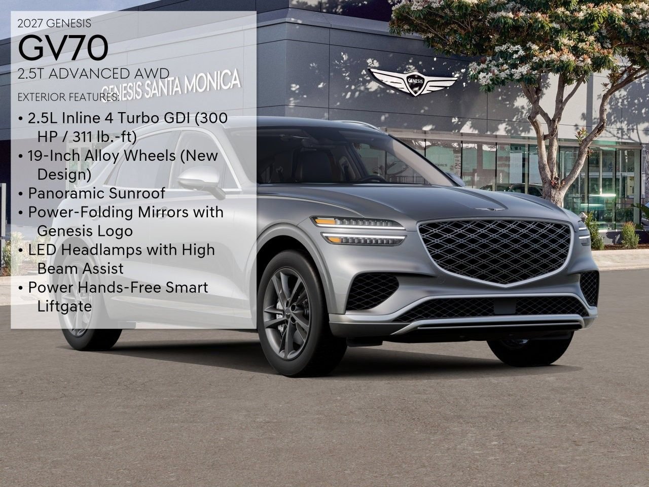 New 2027 Genesis GV70 2.5T Advanced AWD/4WD image 3
