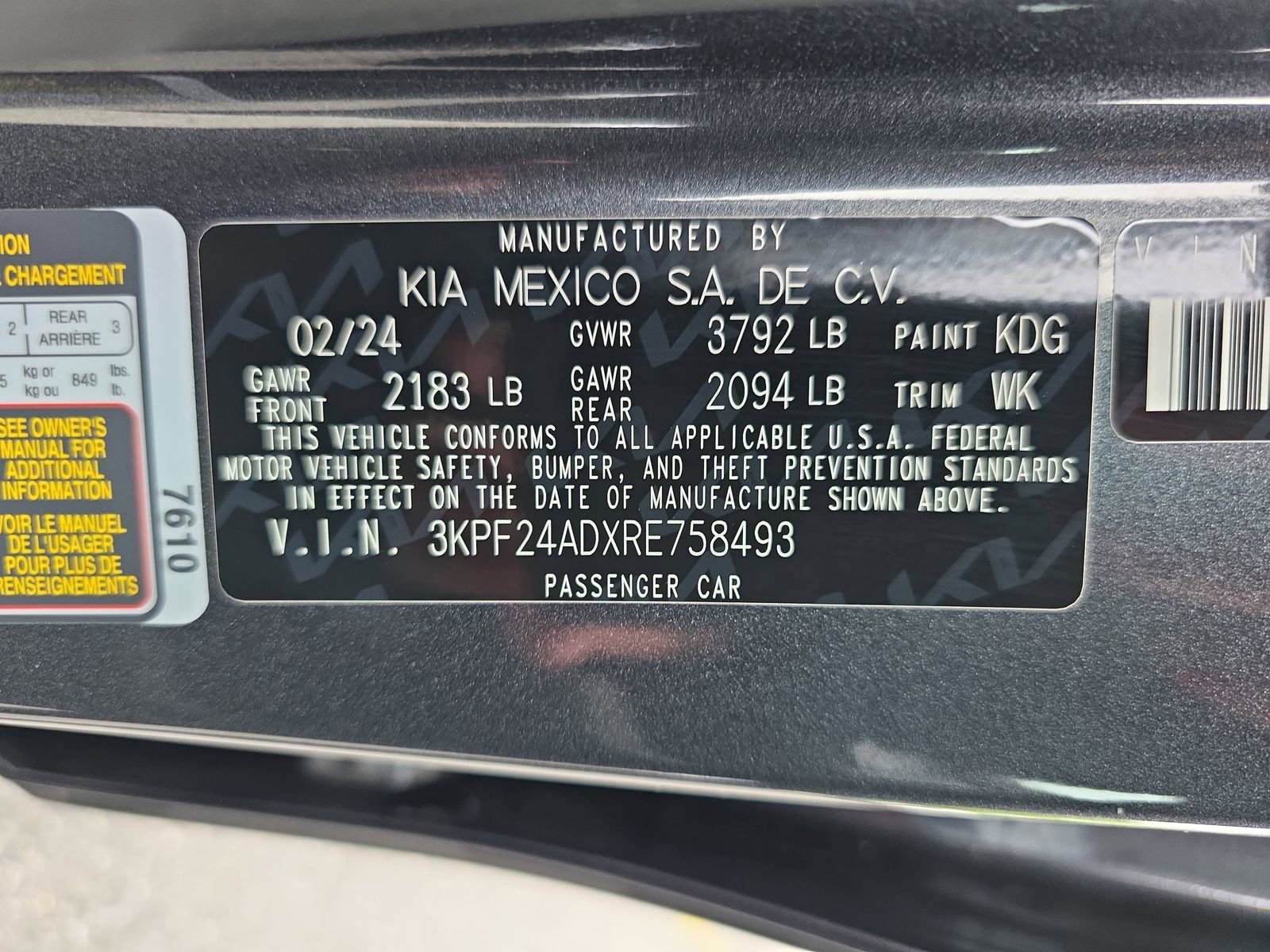 Used 2024 Kia Forte LXS FWD image 33