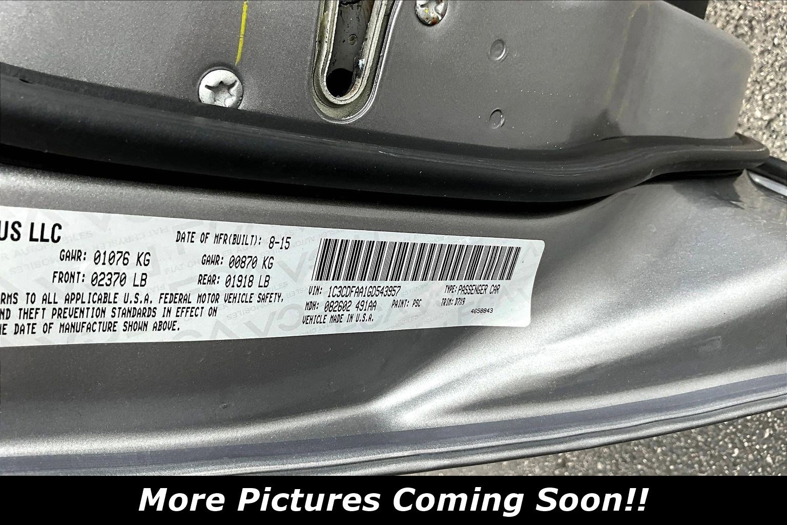 Used 2016 Dodge Dart SE w/ Convenience Group image 6