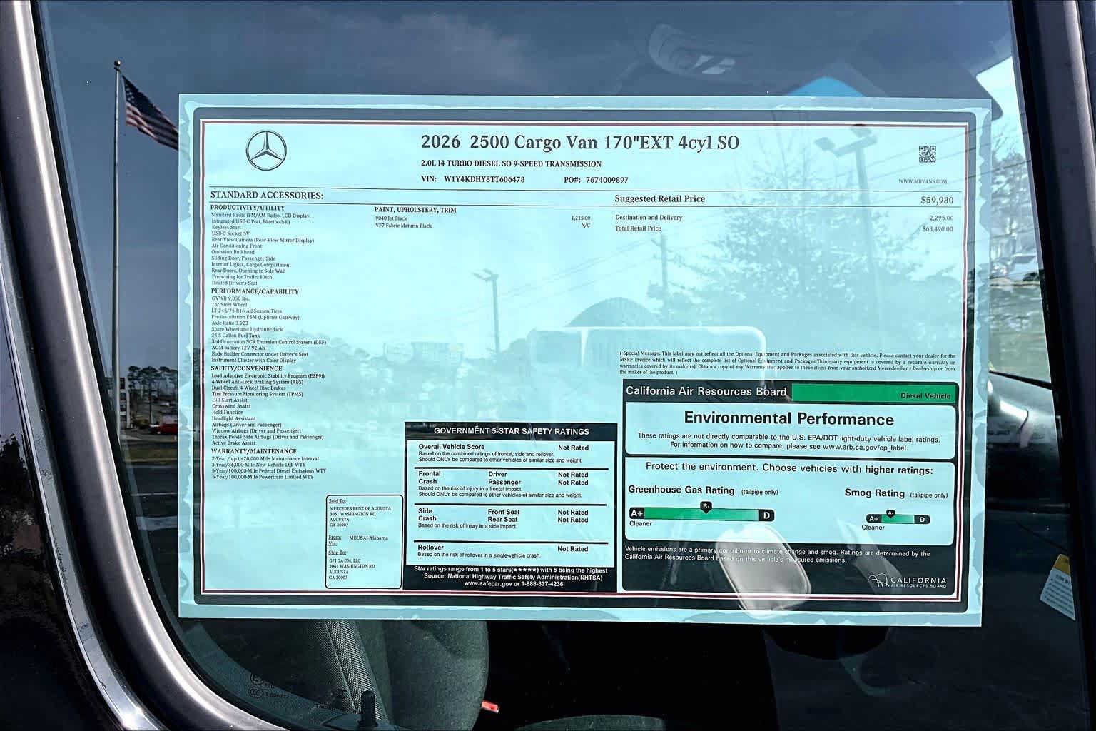 New 2026 Mercedes-Benz Sprinter 2500 image 19