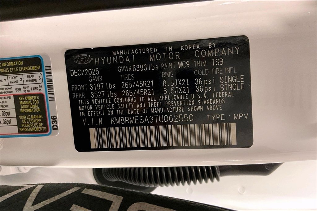 New 2026 Hyundai Palisade Calligraphy image 14