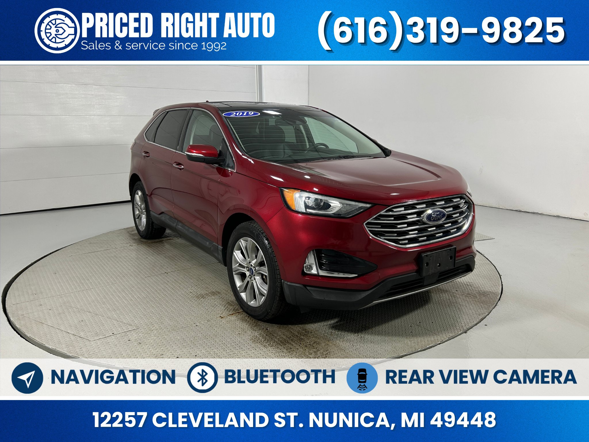 Used 2019 Ford Edge Titanium w/ Cold Weather Package