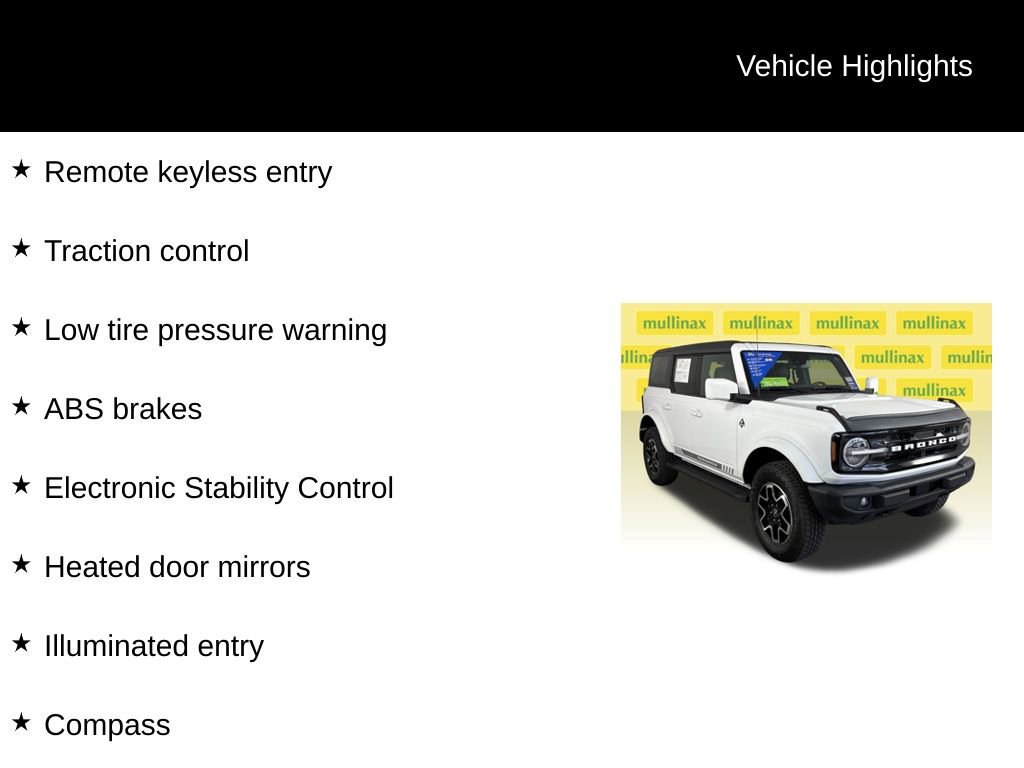 Certified 2023 Ford Bronco Outer Banks image 12