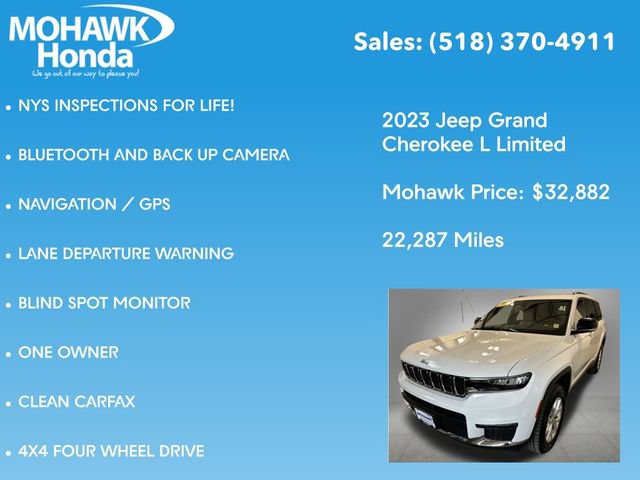Used 2023 Jeep Grand Cherokee L Limited AWD/4WD image 7