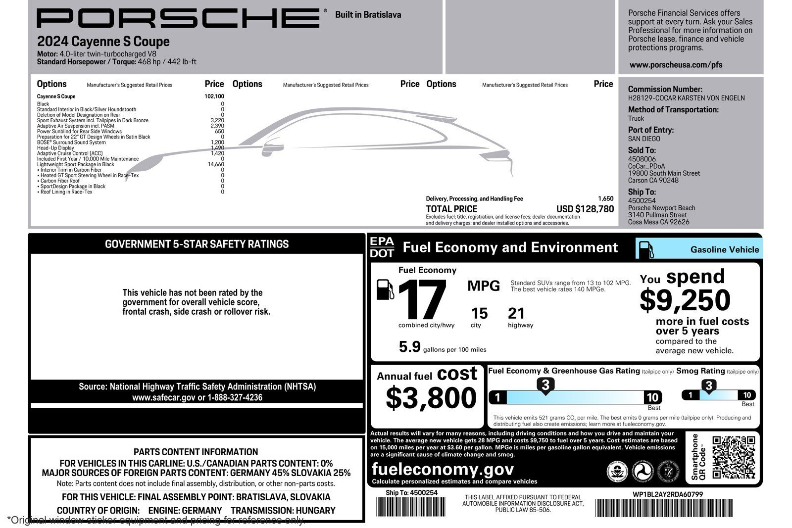 Used 2024 Porsche Cayenne S AWD/4WD image 2