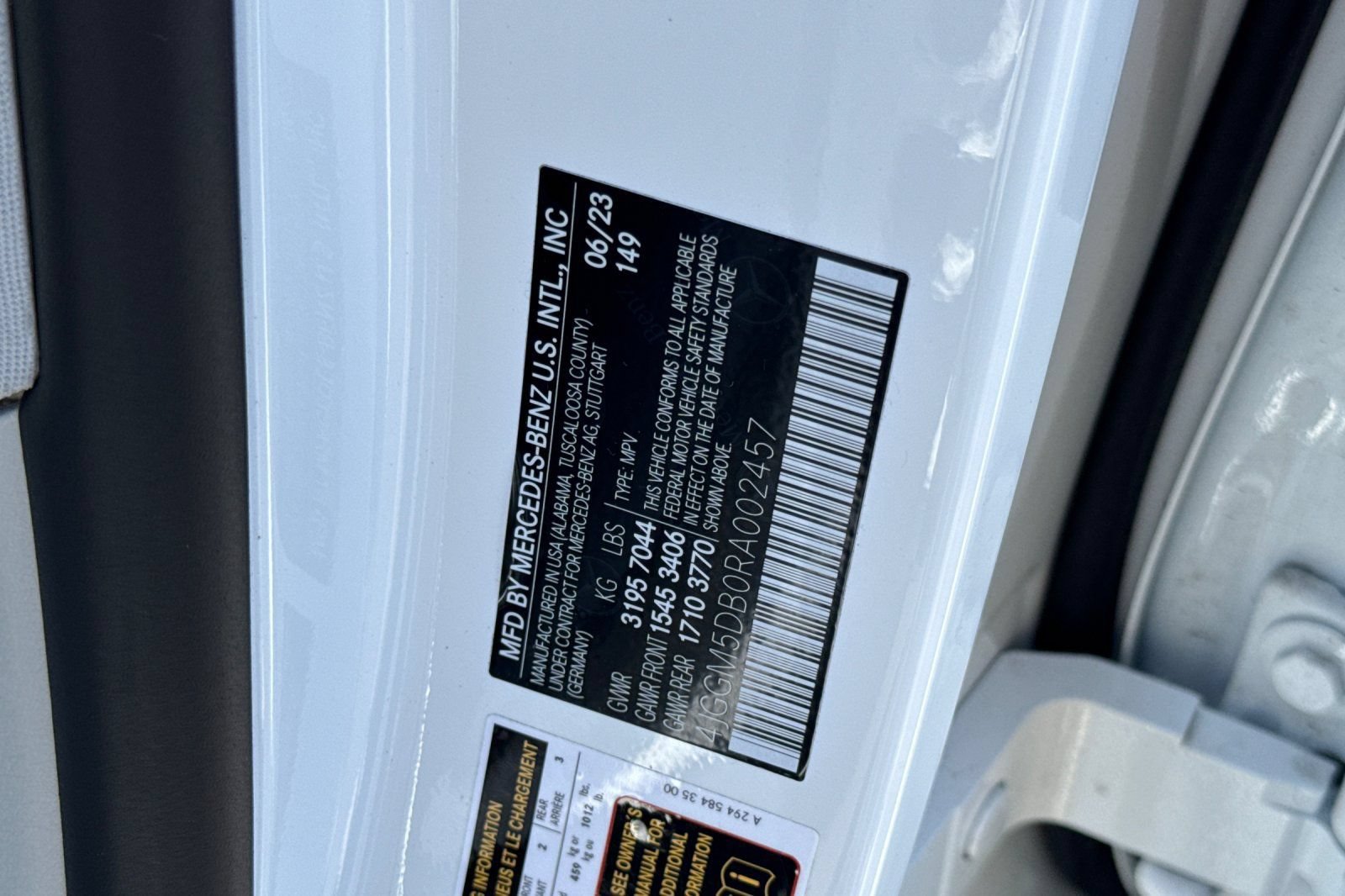 Certified 2024 Mercedes-Benz EQE AMG 4MATIC SUV image 36