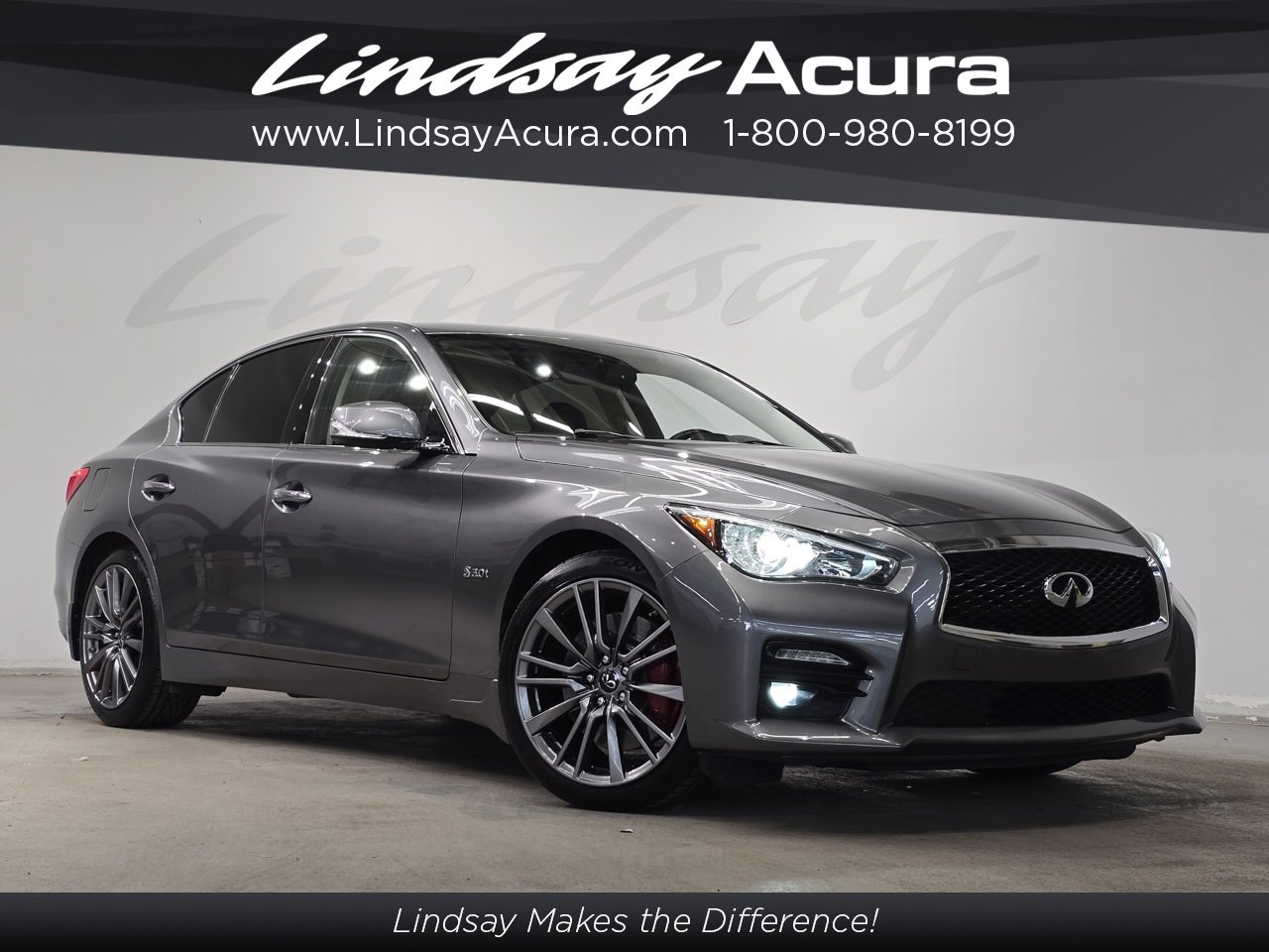 Used 2017 INFINITI Q50 Red Sport 400