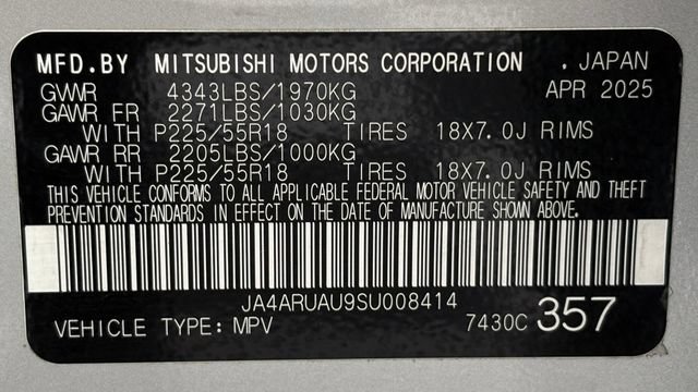 Used 2025 Mitsubishi Outlander Sport ES AWD/4WD image 43