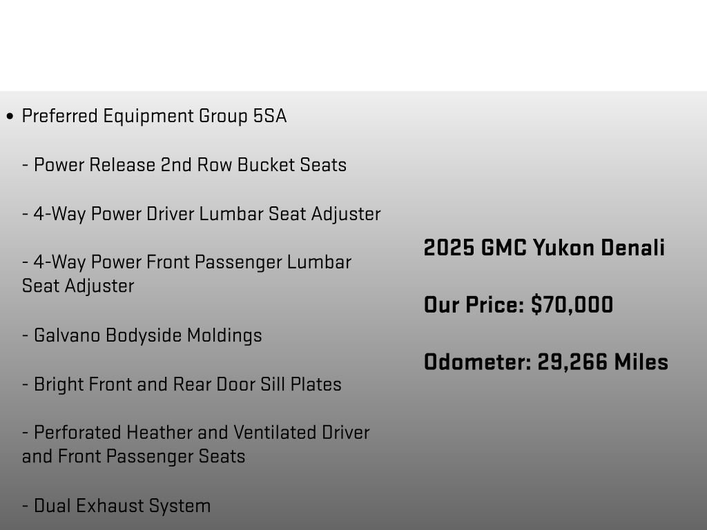 Used 2025 GMC Yukon Denali image 6