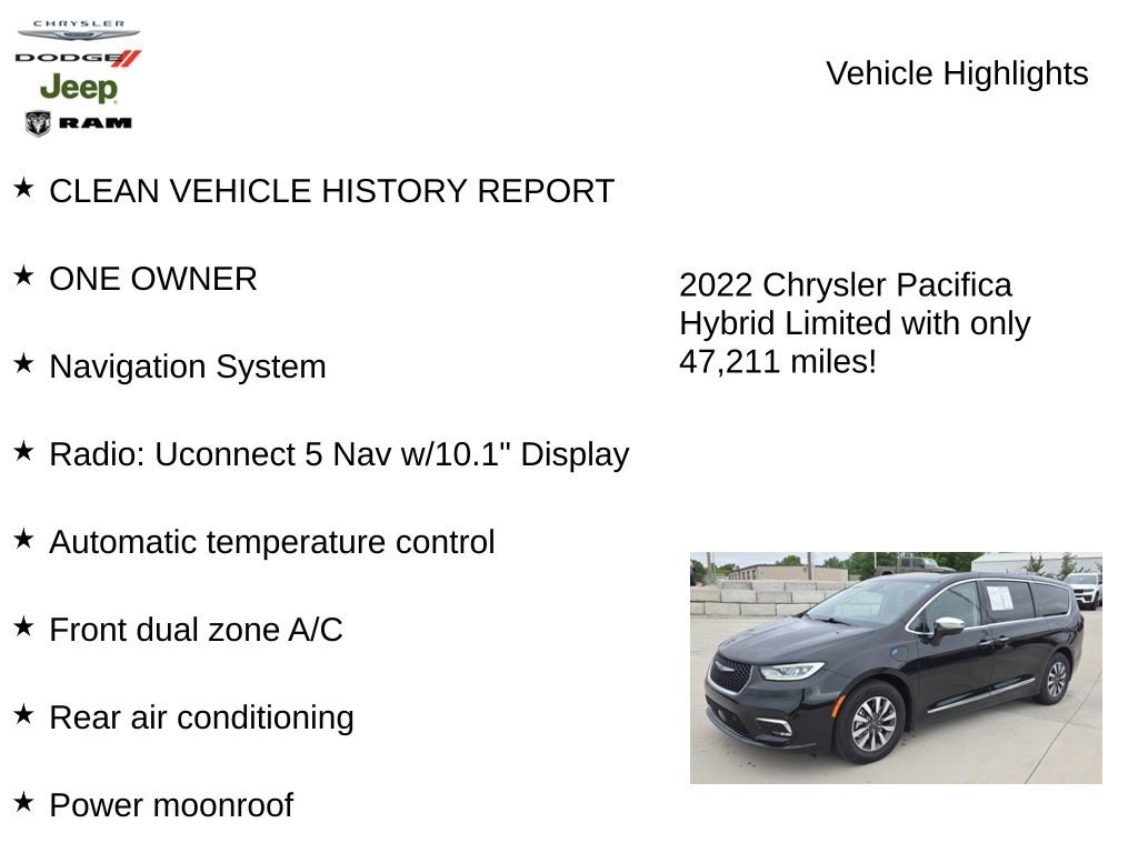 Certified 2022 Chrysler Pacifica Limited FWD video 2