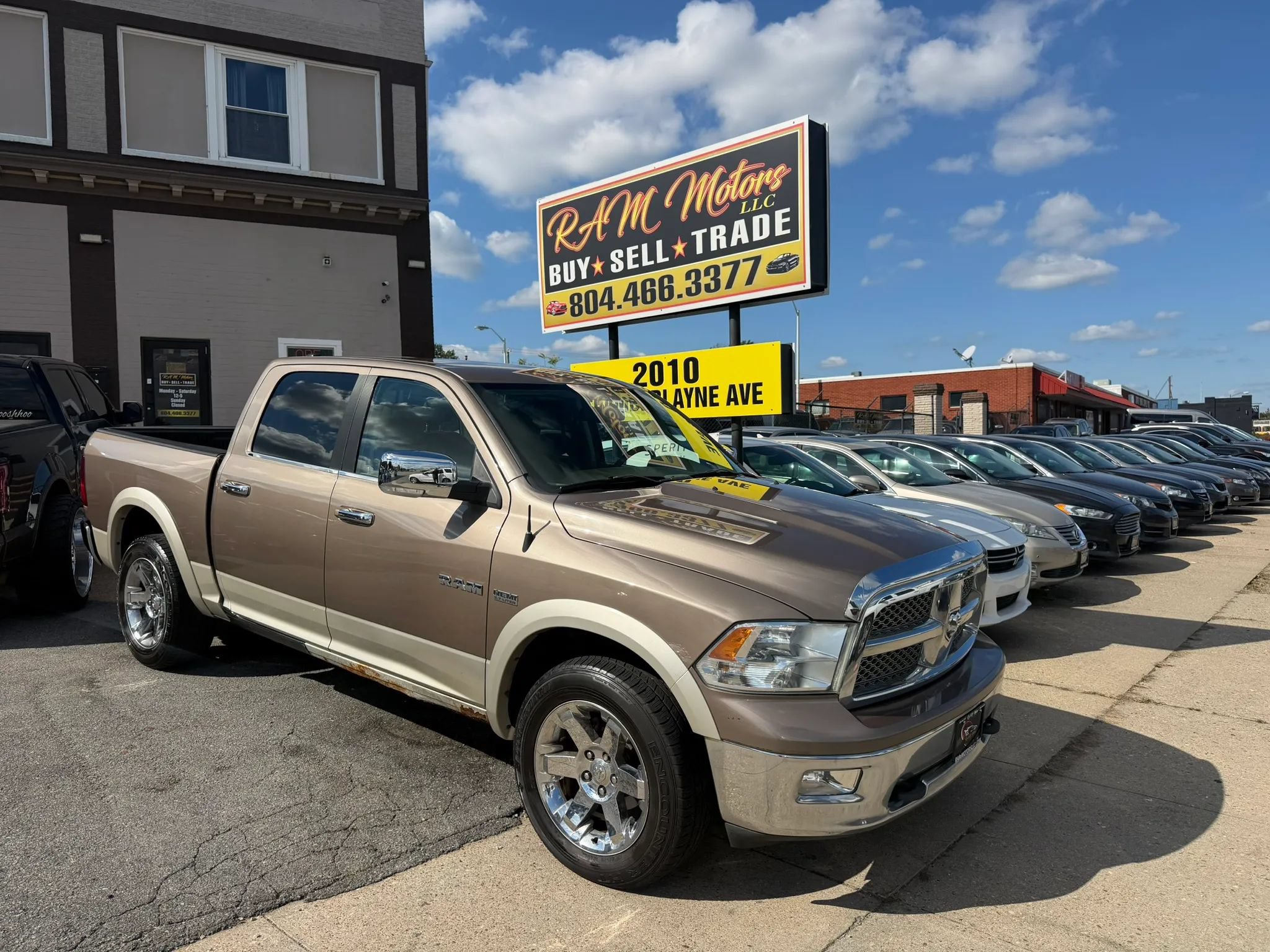 Used 2010 Dodge Ram 1500 Truck Laramie w/ Protection Group AWD/4WD image 1