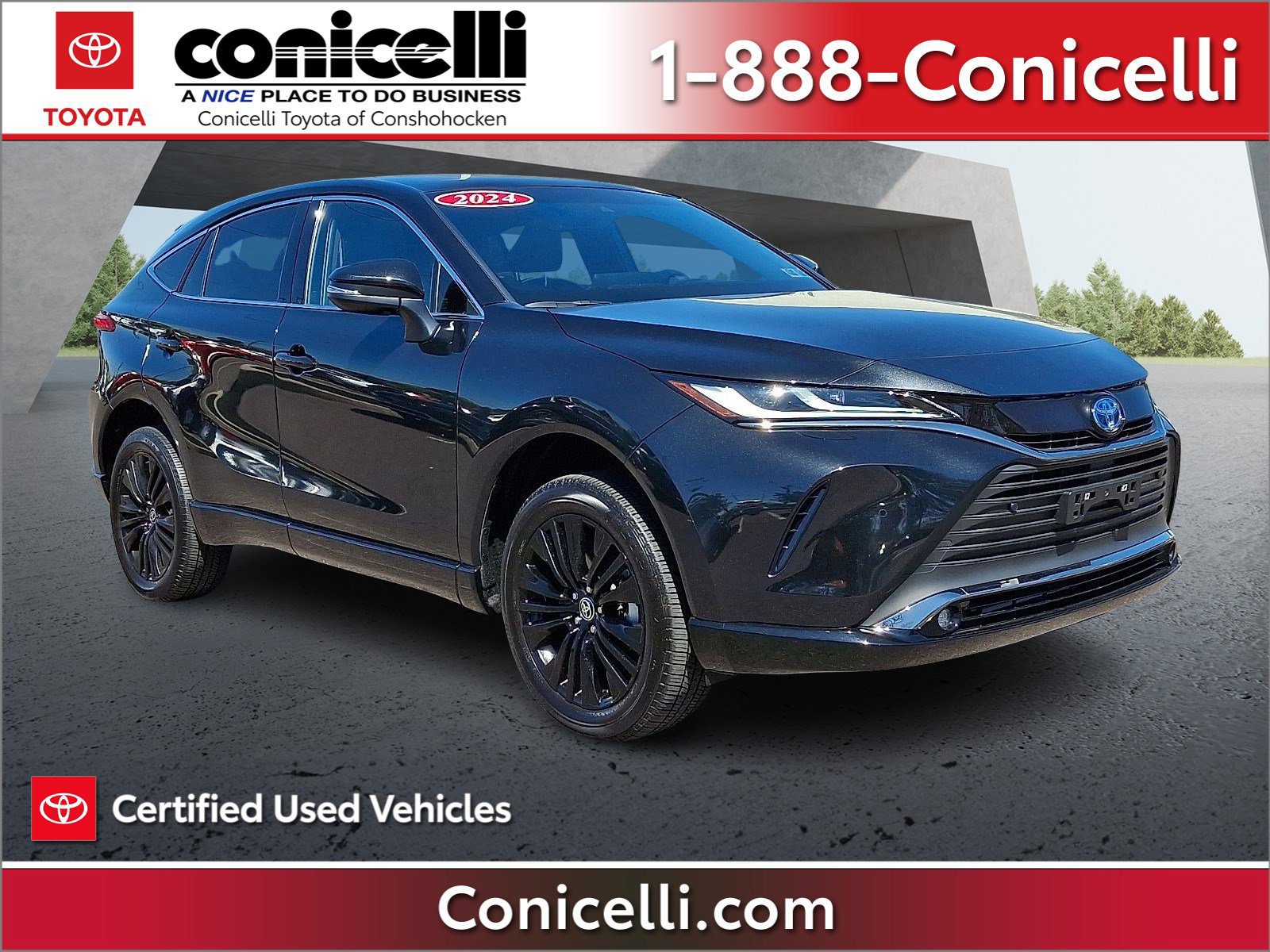 Certified 2024 Toyota Venza Nightshade AWD/4WD image 1