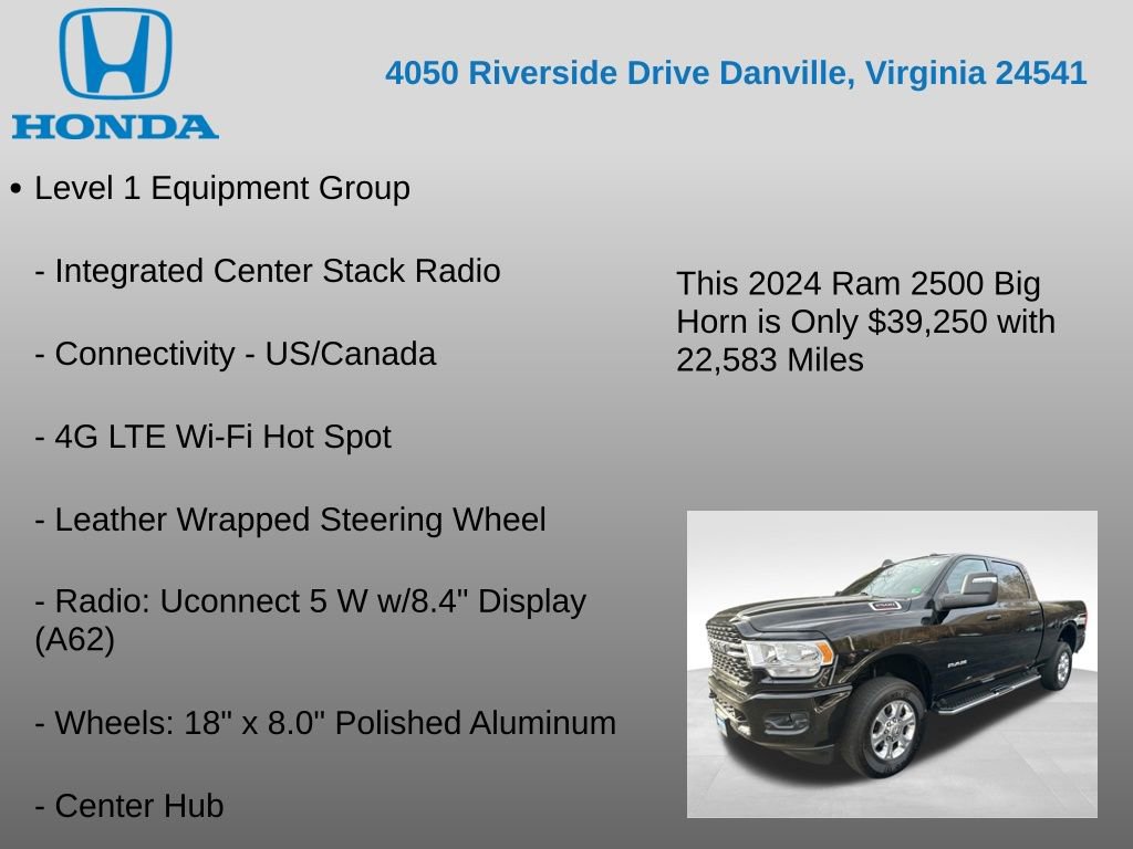 Used 2024 RAM 2500 Big Horn w/ Safety Group image 27