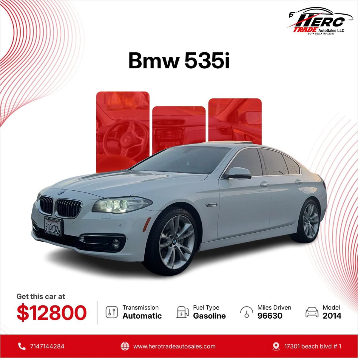 Used 2014 BMW 535i Sedan RWD image 10