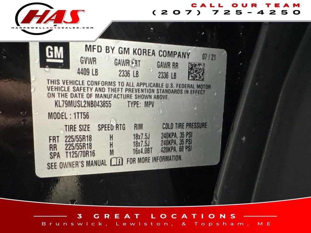 Used 2022 Chevrolet TrailBlazer RS AWD/4WD image 17