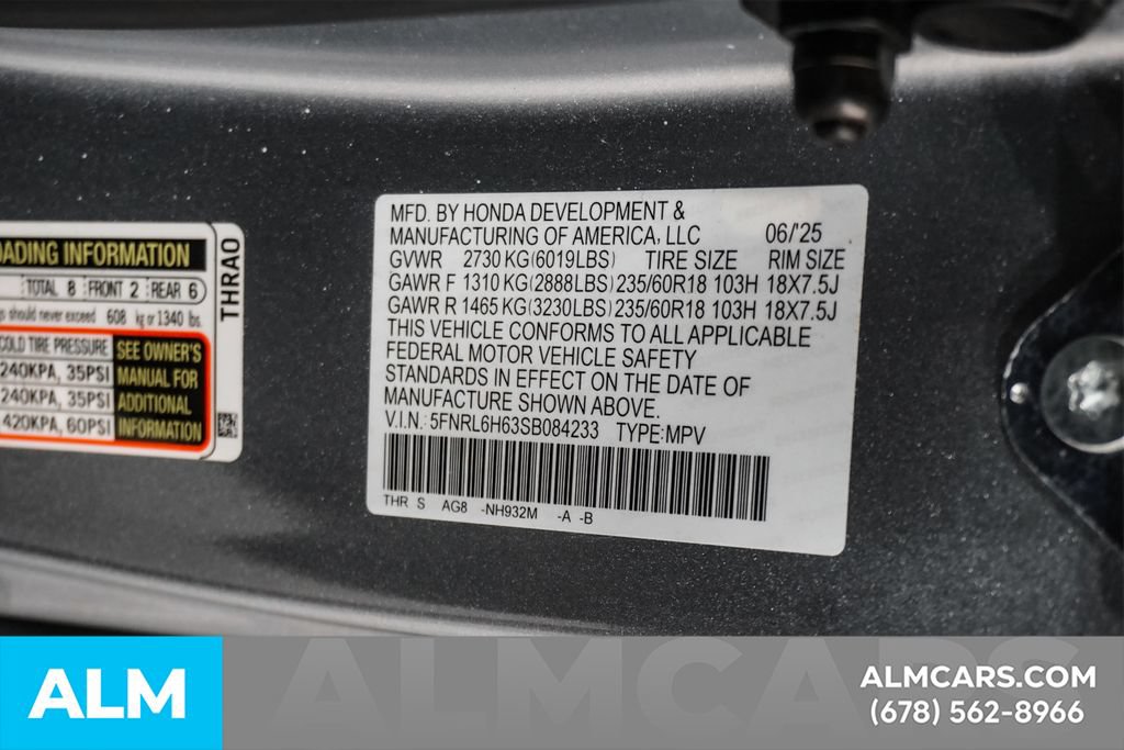 Used 2025 Honda Odyssey EX-L image 53