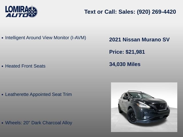 Used 2021 Nissan Murano SV AWD/4WD image 27