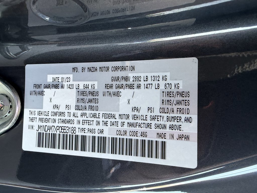 Used 2023 MAZDA MX-5 Miata Grand Touring w/ Weather Package image 36