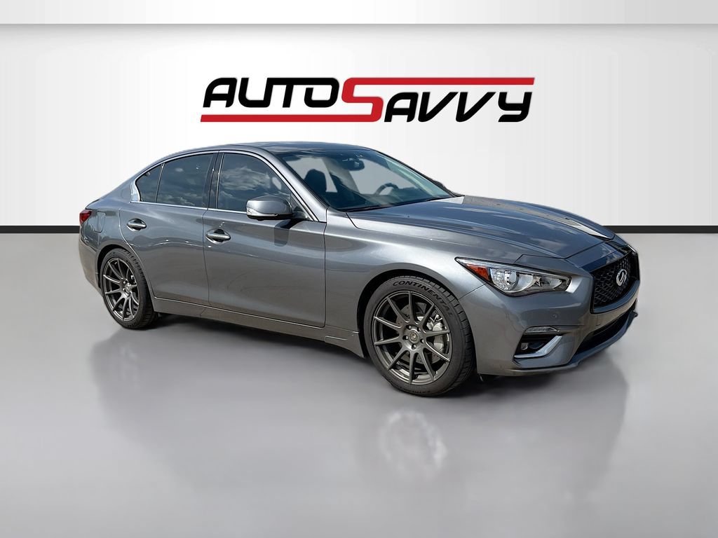 Used 2022 INFINITI Q50 Luxe w/ Cargo Package RWD image 1