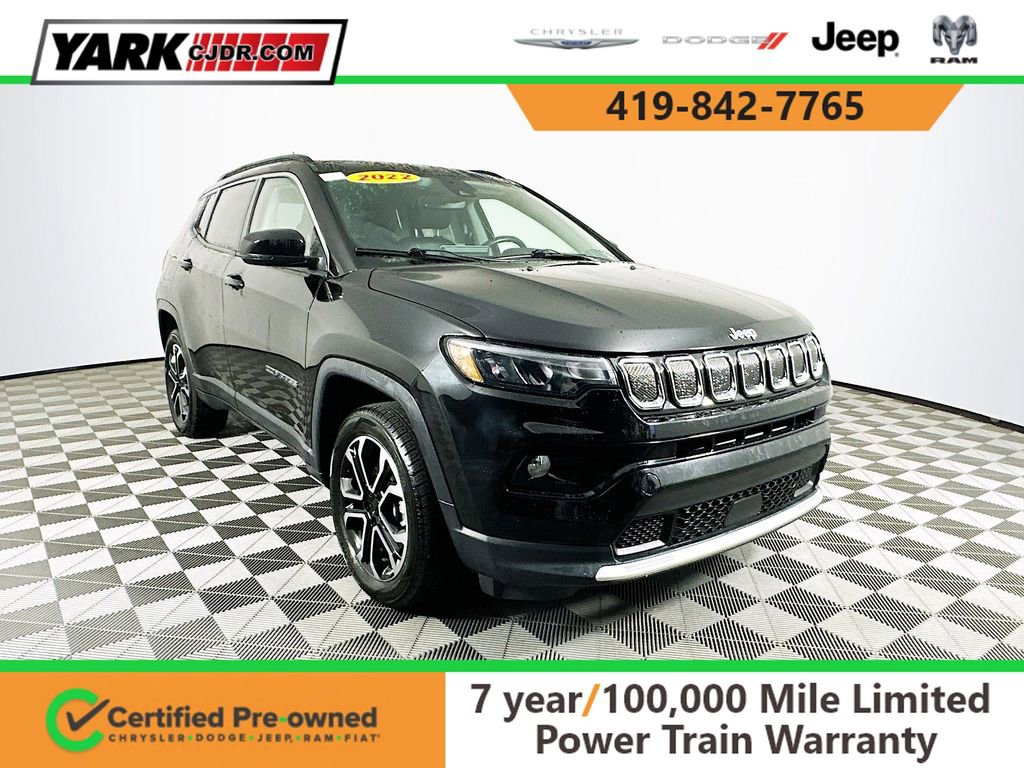 Used 2022 Jeep Compass Limited w/ Sun and Sound Group