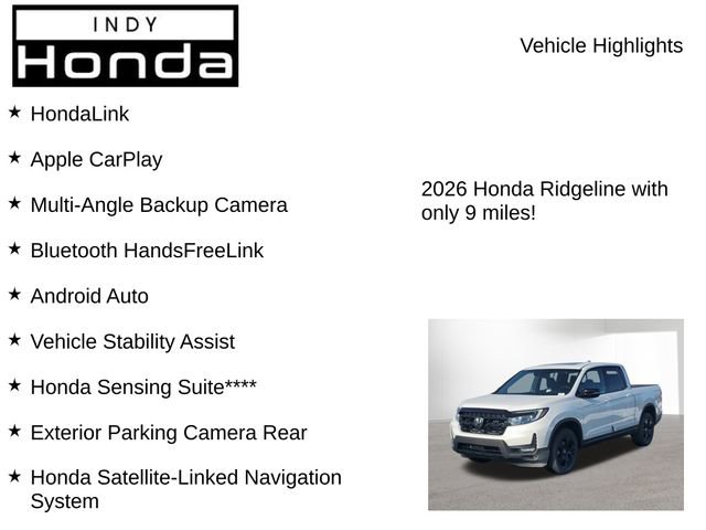 New 2026 Honda Ridgeline Black Edition image 7