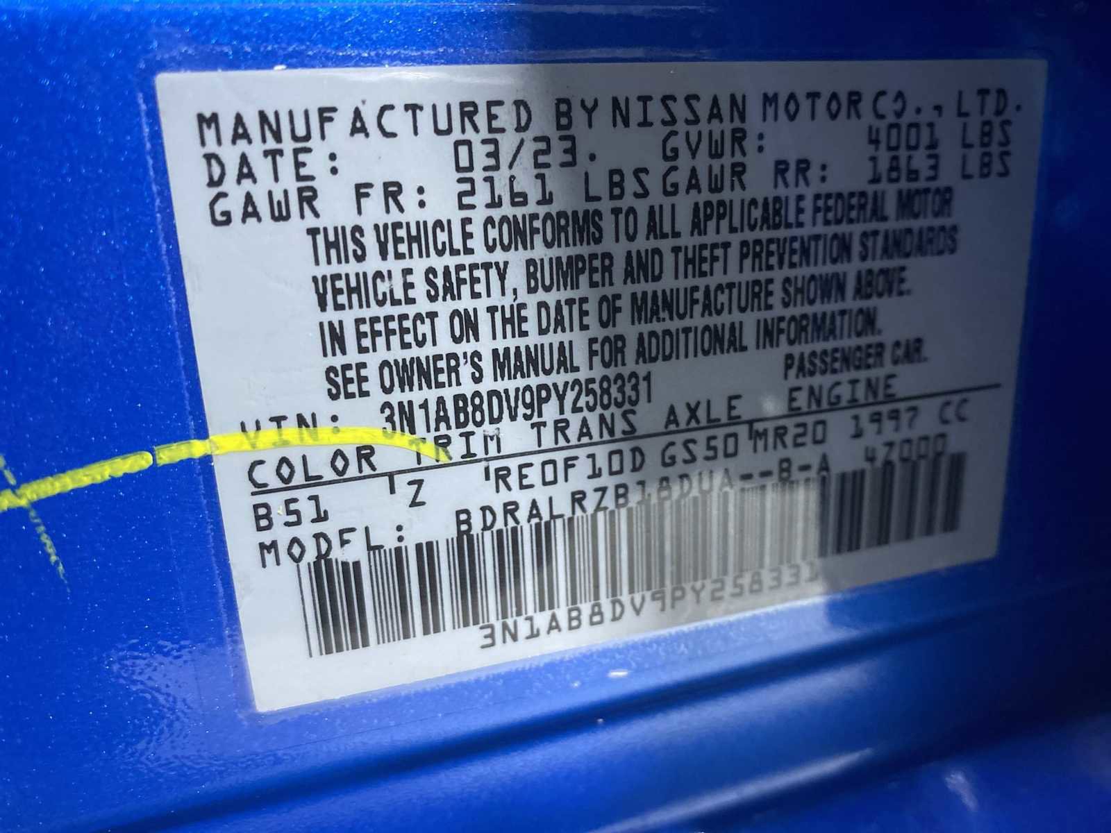 Used 2023 Nissan Sentra SR w/ Electronics Package image 21