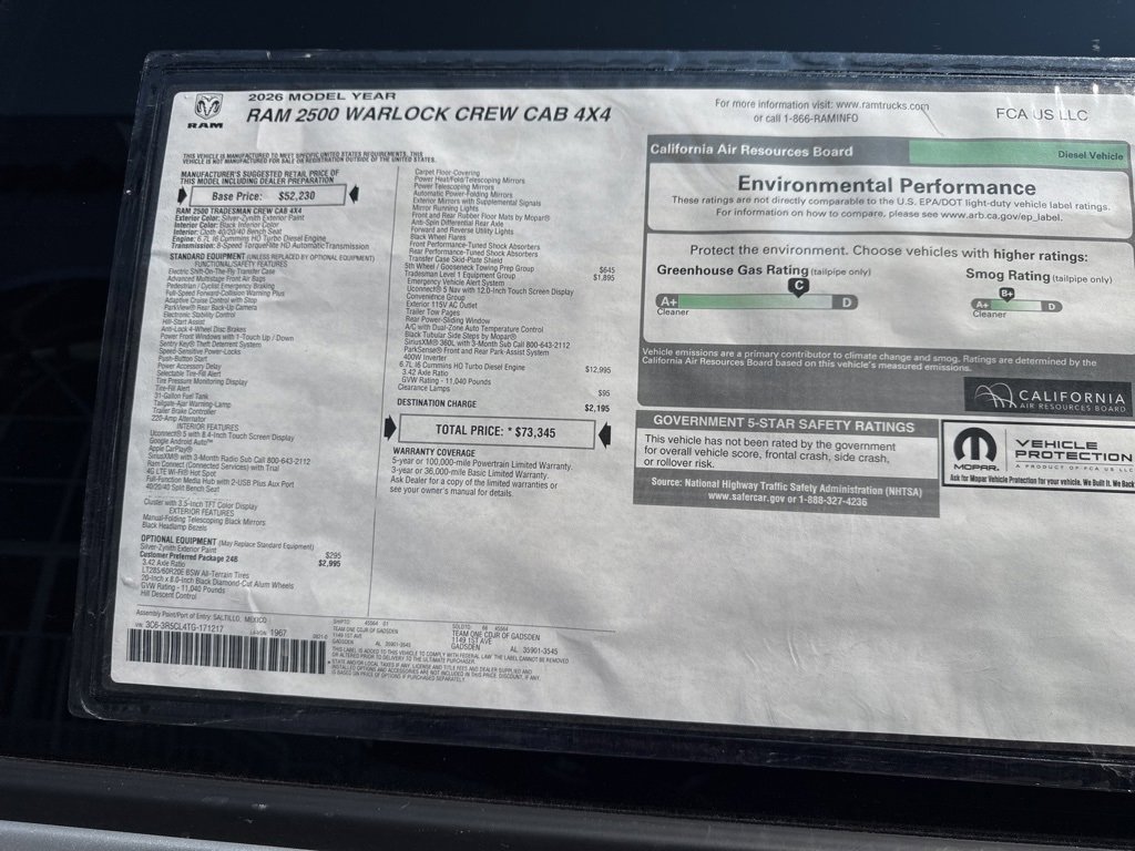 New 2026 RAM 2500 Tradesman image 45